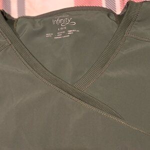 Infinity Olive Green Scrub Set